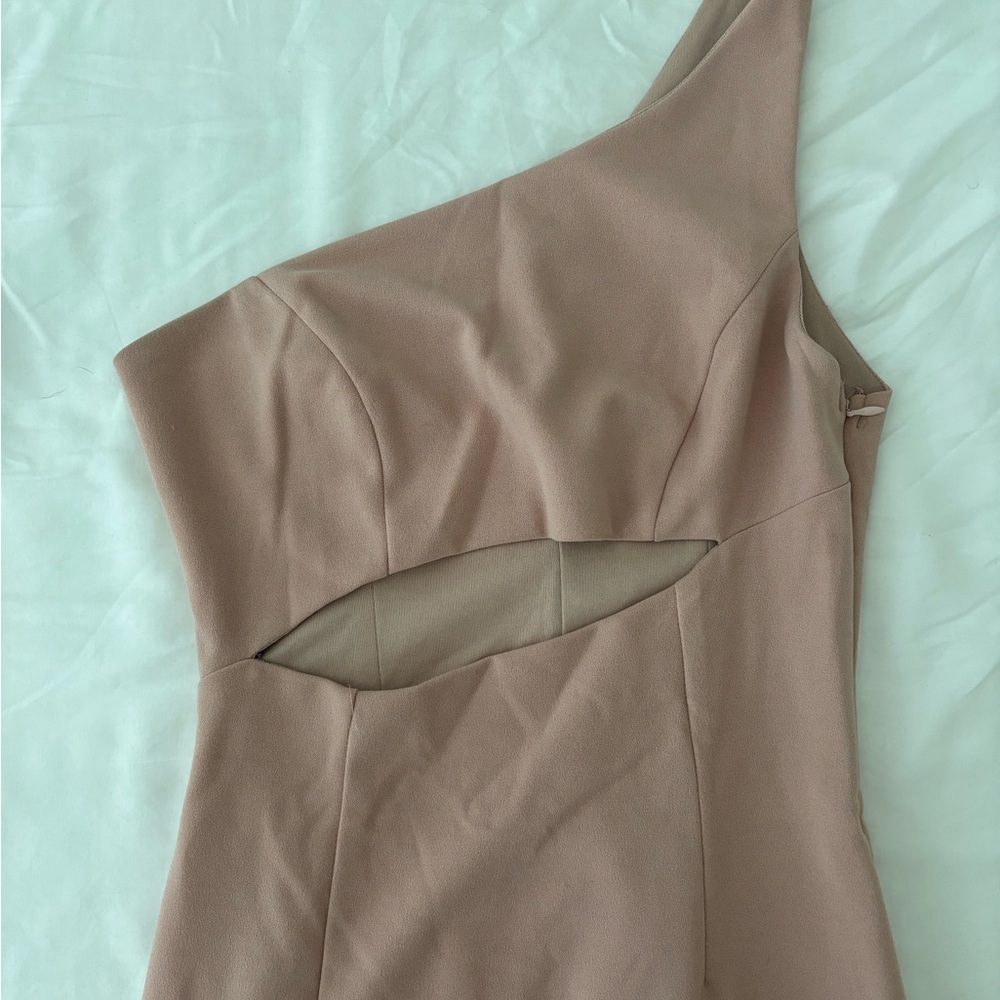 Lulus Dusty Pink Cutout Midi Dress
